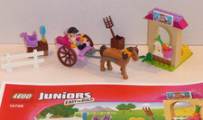 LEGO Juniors 10726 Stephanies Pferdekutsche Reiten Reitstall Pferdestall Paddock