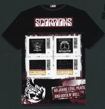 Scorpions - T-Shirt "Black" Limitierte Sonderedition - 4er Bogen selbstklebend