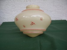 Retro Glas-Lampenschirm-Decken Hängeleuchten Schirm 40-50er Jahre Art Deco??