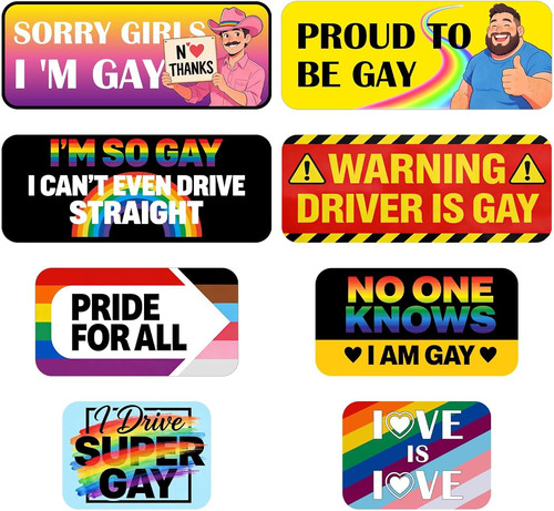 Stück gay autoaufkleber - stück, gay-autoaufkleber