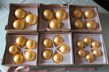 26 x Christbaumkugeln gold Glas Weihnachtsbaumschmuck  Weihnachtsschmuck