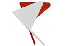 10 SATZ - Hindernisfähchen  - Fähnchen für Reitsport (Fähnchen + Halter)