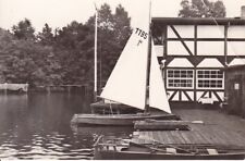 uralte AK, Wusterhausen Dosse Am Bootshaus der BSG "Empor" Segelboot 1959 Nr.38