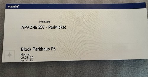 Apache 207 parkticket - 207, p3
