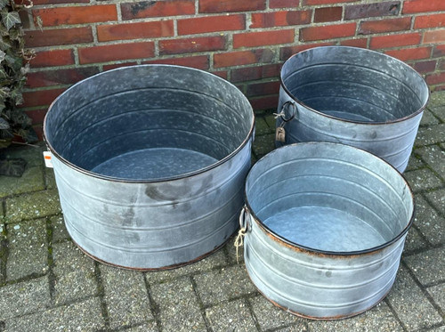 Zinkwanne mit griff - zinkwanne,