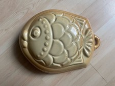 Vintage Fisch  Beige Keramik
