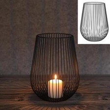 2 Stück Kerzenhalter schwarze