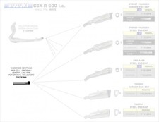 Arrow Zwischenrohr für Suzuki