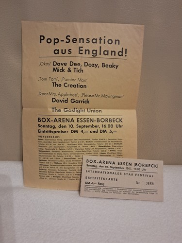 Konzert flyer ticket 1967 the - flyer,