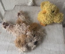 2 Miniatur Plüsch-Stofftiere