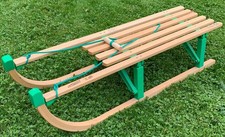 VT Sport Holzschlitten – Klappbar, Neuwertig & TÜV-geprüft – Hochwertig & Sicher