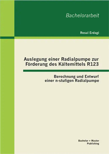 Auslegung einer radialpumpe - auslegung,