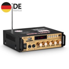 Bluetooth Receiver Stereo Verstärker Audio Empfänger Amplifier USB Music Player