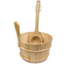 Saunazubehör-Set Kübel 4 L +