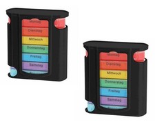 2x Tablettenbox Pillenbox