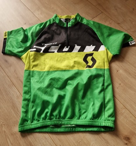 Radtrikot scott grün 152 - radtrikot, gr.