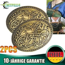 2 Stück Wikinger Abzeichen