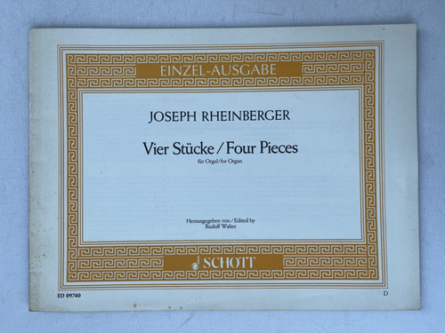 Noten rheinberger vier - noten.,