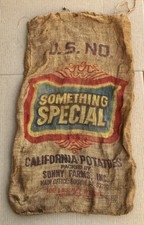 Vtg Burlap / Jute California