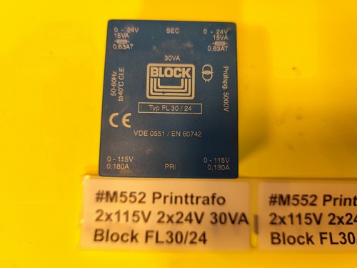 Block 2x115v 2x24v - block,