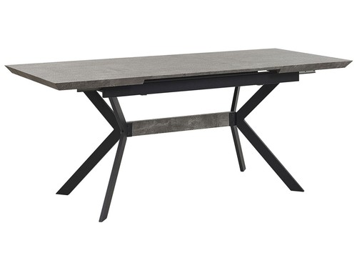 Esstisch betonoptik grau - grau, /