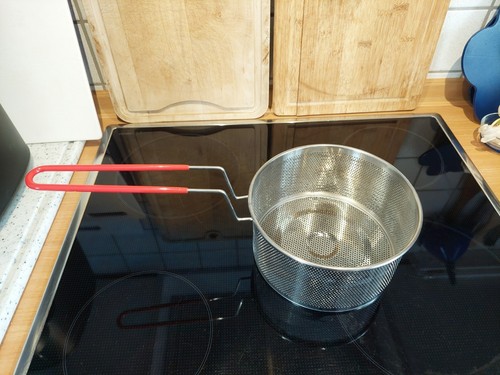 Edelstahl frittierkorb 18cm - frittierkorb,