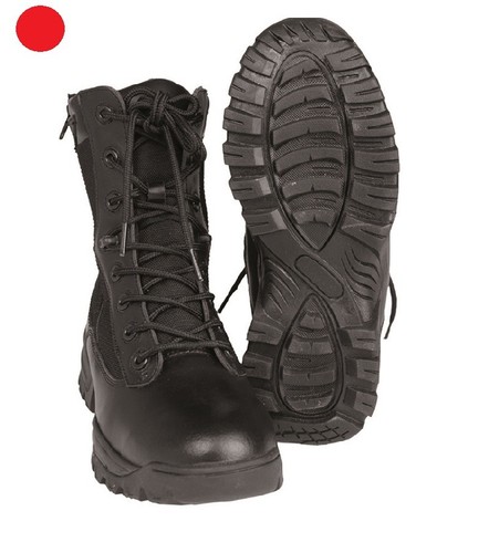 Tactical boot two - two-zip, leder