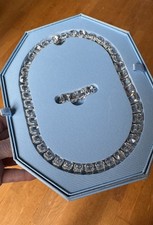 Swarovski Halskette mit Verlängerungsstück Silberfarben NEU