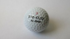 Golfball 3 TOP FLITE XL 2000 Super Titanium Sammlerstück Taschengeld Aufstockung