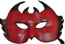 Venezianische Maske "Dämonia" aus 100% Echtem Leder LARP Maskenball Augenmaske