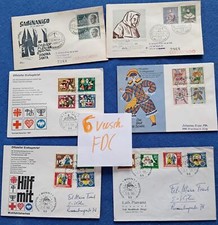 6 Erstagsbriefe von  Bundesrepublik Deutschland - Bonn
