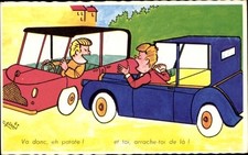 Künstler Ak Autos auf einer