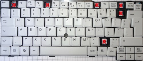Ersatztaste für fujitsu - für,