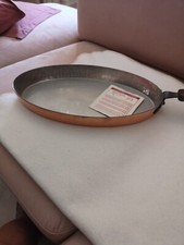 Flambierpfanne Kupfer  oval