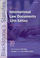 Blackstone's International Law Documents (Blackstone...