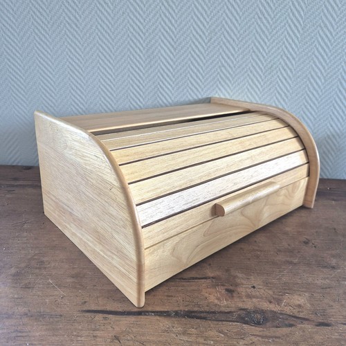 Vintage brotkasten aus holz - vintage,