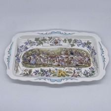 Royal Doulton Brambly Hedge “The Picnic” – Platte 1989 Jill Barklem Porzellan