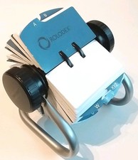 ROLODEX Buisness Cards Rollkartei Buchstaben Kartenhalter drehbar  Homeoffice