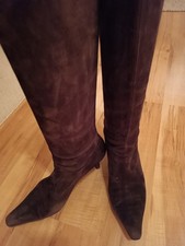 Stiefel Peter Kaiser Gr. 7 (40) braun Leder Abs. 7cm