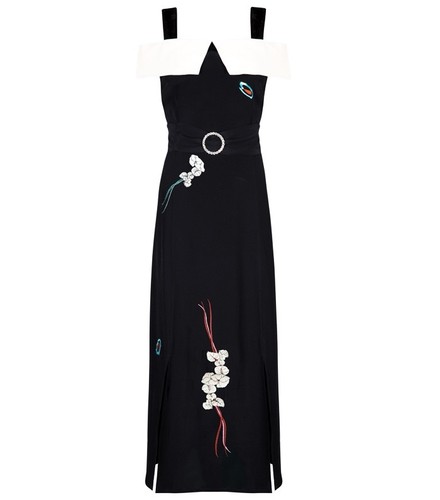 Rixo chloe kleid schwarz - kleid,