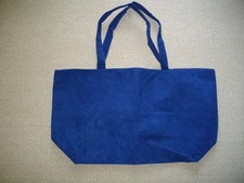 Einkaufstasche Cord Blau