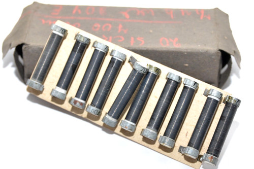 Vintage draht widerstand - 4x, draht-widerstand