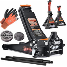 Profi Wagenheber hydraulisch 3T, 75-515mm + 2x Gummi + Extras PKW Unterstellbock