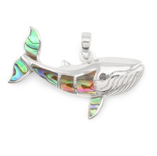 Wal anhänger 925 silber - wal,