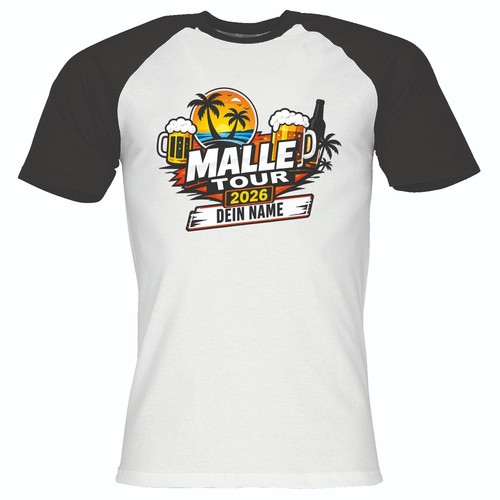 Malle tour infiziert shirt - malle,
