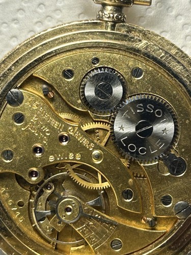 Tissot taschenuhr fergoldet - tissot,