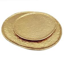 Dekoteller Aluguss GOLD - Kerzenplateau Dekoschale Platzteller Feste Hochzeit