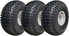 22x11.00-8 Knobby Atv Reifen 4 Nieten Felge Anhänger Quad 100mm Pcd (Set Mit 3)