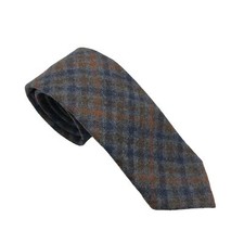 SUITSUPPLY Wolle Kaschmir EB18 Karo Krawatte ITALIEN 145cm/8cm