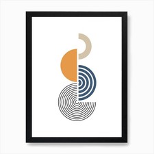 Logo design kunstdruck gerahmt - logo,